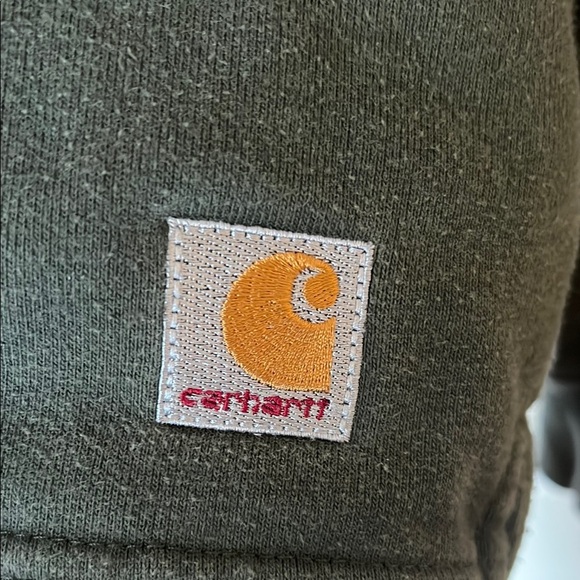 Carhartt Men's Dark Green Quarter-Zip Sweater XL - Picture 7 of 7